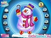 Игра Снеговик-модник Игра Снеговик-модник
